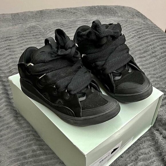 Lanvin Shoes - Lanvin Curb Leather Sneaker